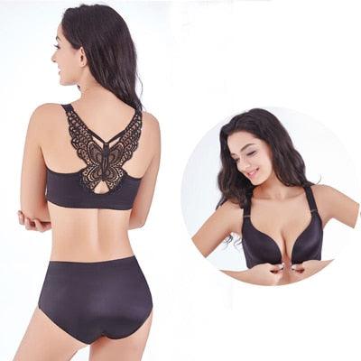 Cute Seamless Women's Lingerie Set - Underwear Women Bra set - Sexy Plus Size Bra + Panty Set (TSB4)