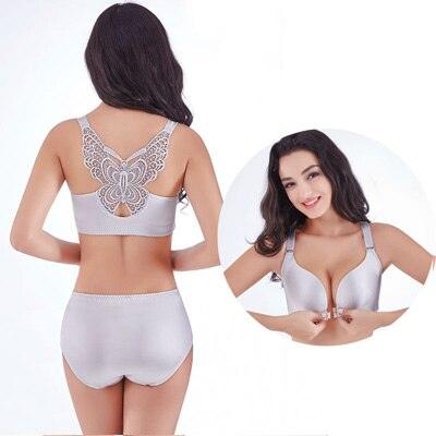 Cute Seamless Women's Lingerie Set - Underwear Women Bra set - Sexy Plus Size Bra + Panty Set (TSB4)