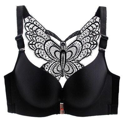 Chic Sexy Women's Bra - Seamless Plus Size Bra - Front Closure Leopard Bras (TSB3)