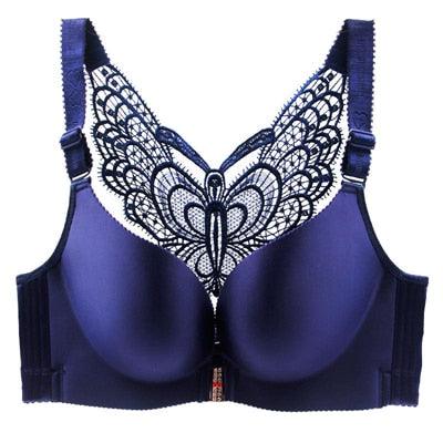 Chic Sexy Women's Bra - Seamless Plus Size Bra - Front Closure Leopard Bras (TSB3)