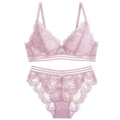 Sexy Lace Bras - Women's Underwear Sets - Push Up Brassiere - Female Lingerie + Bra set (TSB4)