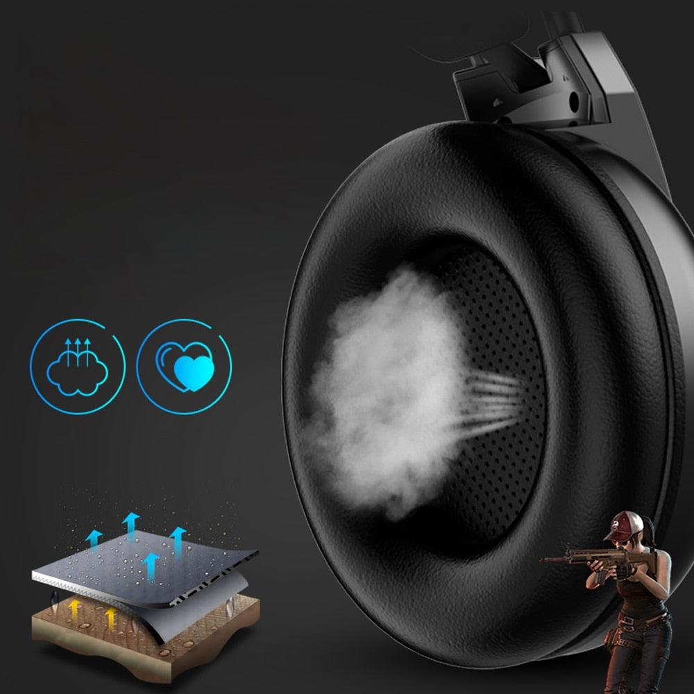 Cool A18 Headphones Gaming Headphone - Earphones Headset Stereo Earphones with Microphone for PC Mobile Phone (D49)(AH)