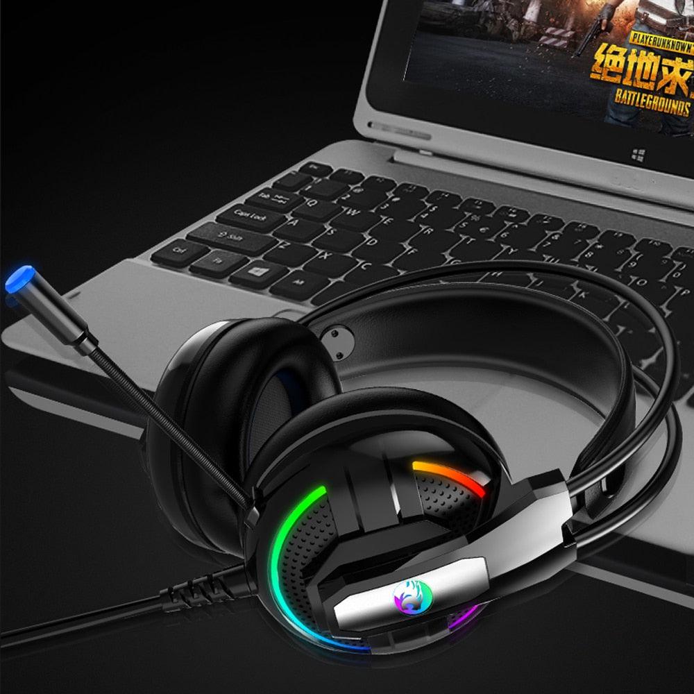 Cool A18 Headphones Gaming Headphone - Earphones Headset Stereo Earphones with Microphone for PC Mobile Phone (D49)(AH)