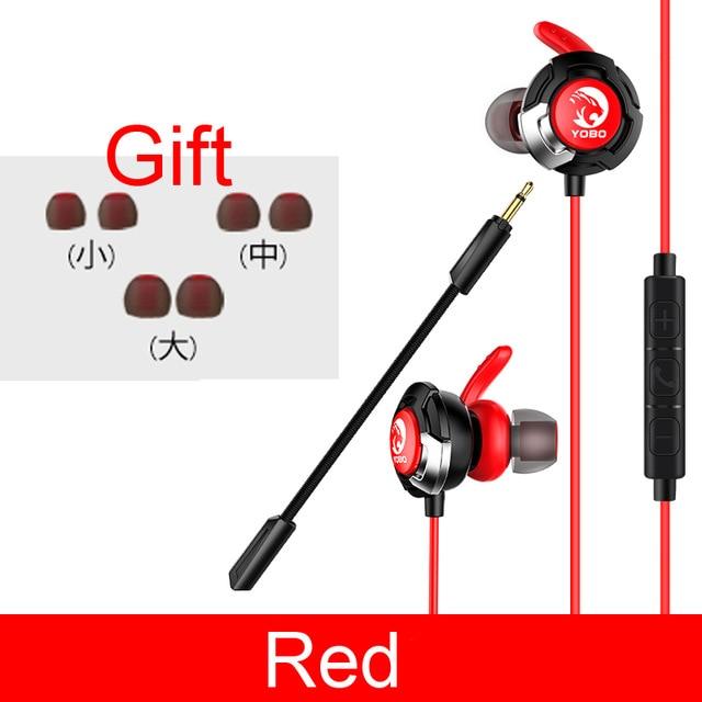 H1 Earphone Headset Gamer Dynamic Driver Unit In-ear Bass Stereo Sports Earphones with MIC For game (AH1)(F49)