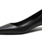 Trending Women's Low Heels Shoes - Split Leather Ladies Shallow Work Shoes ((D37)SH3)(SH1)(WO3)(WO5)
