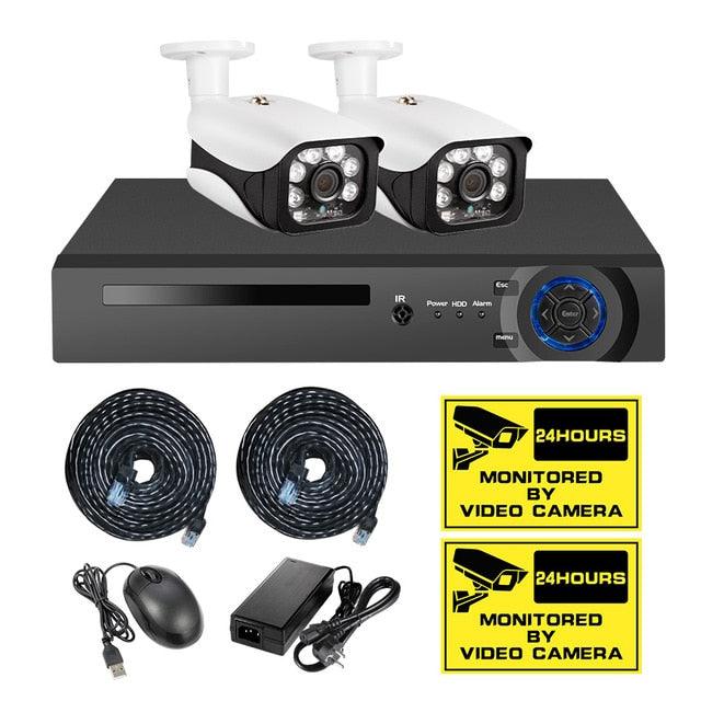 KERUI 8CH 5MP Wireless NVR POE Security Camera System Outdoor IR-CUT CCTV Video Surveillance Video Recorder Kit Face Record (MC8)(1U54)