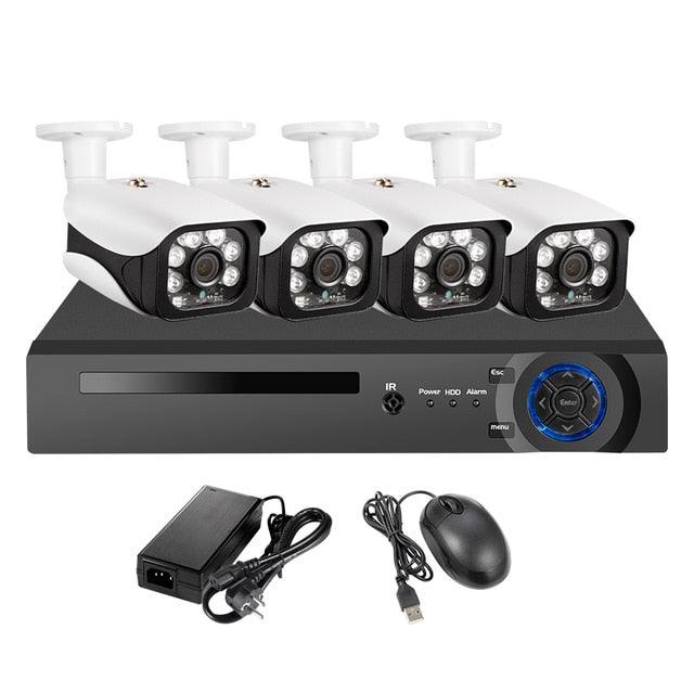 KERUI 8CH 5MP Wireless NVR POE Security Camera System Outdoor IR-CUT CCTV Video Surveillance Video Recorder Kit Face Record (MC8)(1U54)