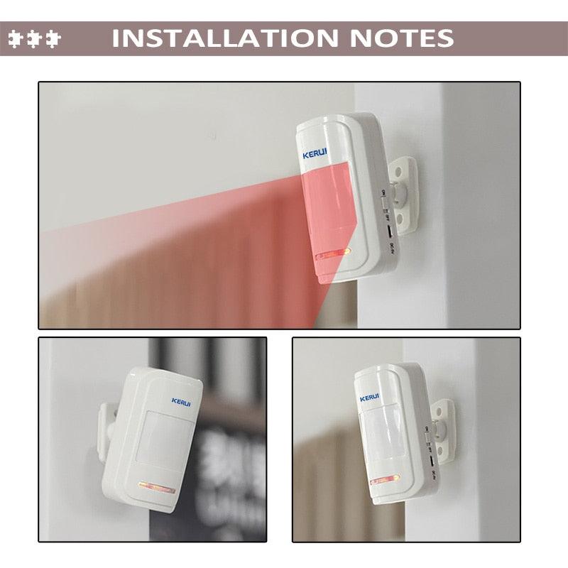 Mini Wireless Intelligent PIR Motion Sensor Alarm Detector For GSM PSTN Home Burglar Anti-Theft Alarm System Security (MC8)(F54)