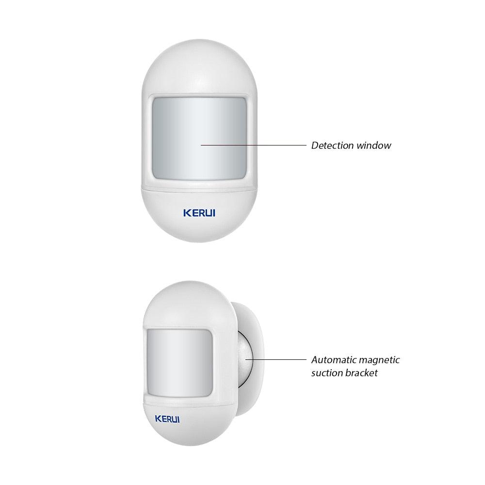 KERUI Wireless Mini PIR Motion Sensor Alarm Detector With magnetic swivel base For G18 W18 Home Security Alarm System (D52)(MC8)