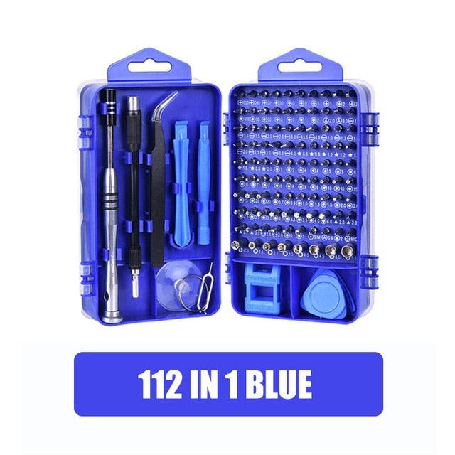 Trending Screwdriver Set - 115 In 1 Precision Repair Tool Kit - Magnetic Torx Hex Screwdriver Bit Set For Repair (D89)(7WH1)
