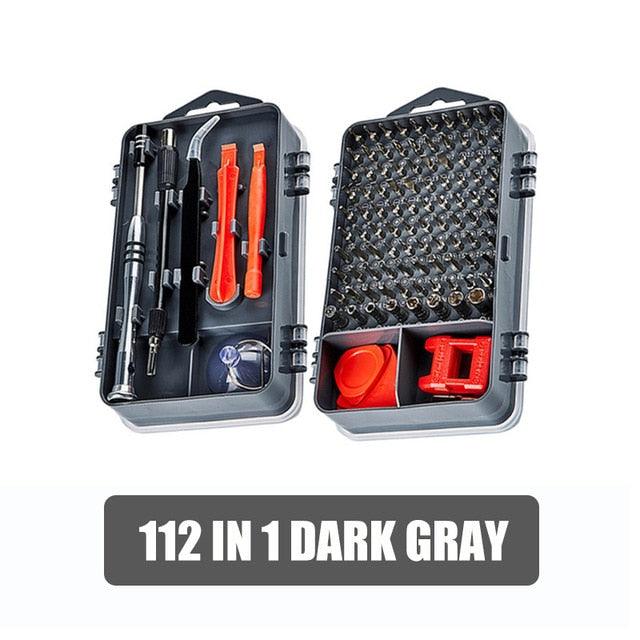 Trending Screwdriver Set - 115 In 1 Precision Repair Tool Kit - Magnetic Torx Hex Screwdriver Bit Set For Repair (D89)(7WH1)