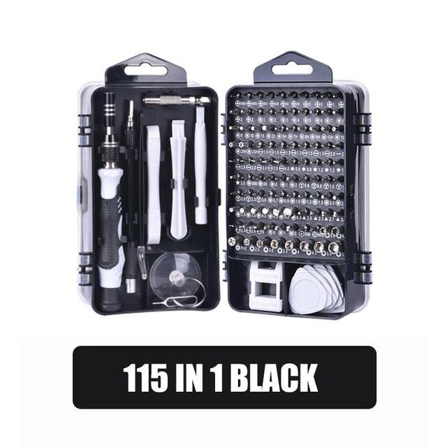 Trending Screwdriver Set - 115 In 1 Precision Repair Tool Kit - Magnetic Torx Hex Screwdriver Bit Set For Repair (D89)(7WH1)