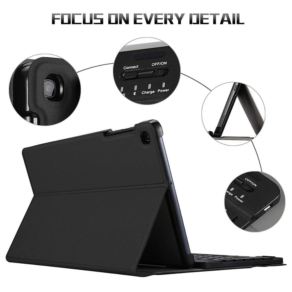 Great Keyboard case For Samsung Galaxy Tab A 2019 SM-T510 SM-T515 T510 T515 - Detachable Tablet Cover (TLC4)(TLC3)(F47)