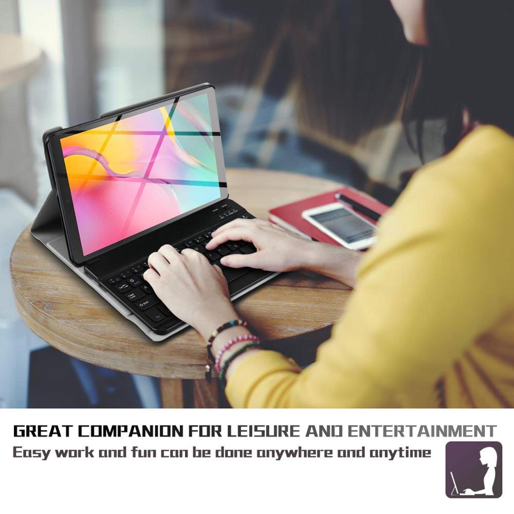Great Keyboard case For Samsung Galaxy Tab A 2019 SM-T510 SM-T515 T510 T515 - Detachable Tablet Cover (TLC4)(TLC3)(F47)