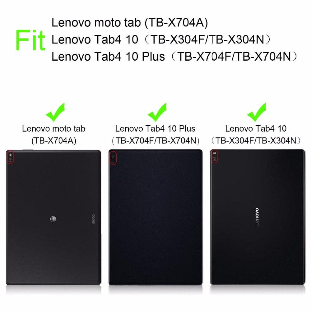 Slim Smart Leather Case For Lenovo Tab 4 10 TB-X304L TB-X304F/N Tab 4 10 Plus TB-X704L TB-X704F/N Cover Tablet case (TLC2)(TLC3)