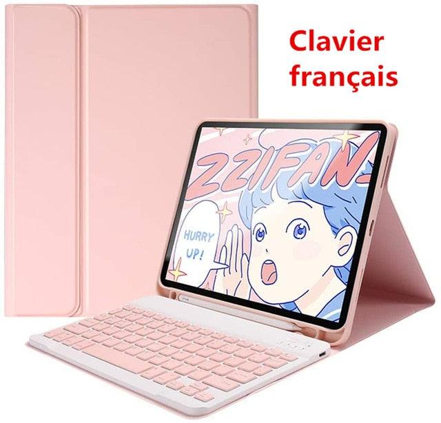 Great Keyboard Case For iPad 9.7 2017 2018 10.2 6th 7th - Bluetooth Keyboard Case for iPad Air 1 2 3 Pro 9.7 10.5 11 Cover Keypad (TLC3)