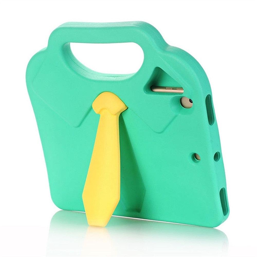 Kids Case For iPad 2018 9.7,Drop Resistance Shockproof Stand Cover For iPad 2018/2017 9.7 A1893 A1954 A1822A1823 Case (TLC3)(F47)
