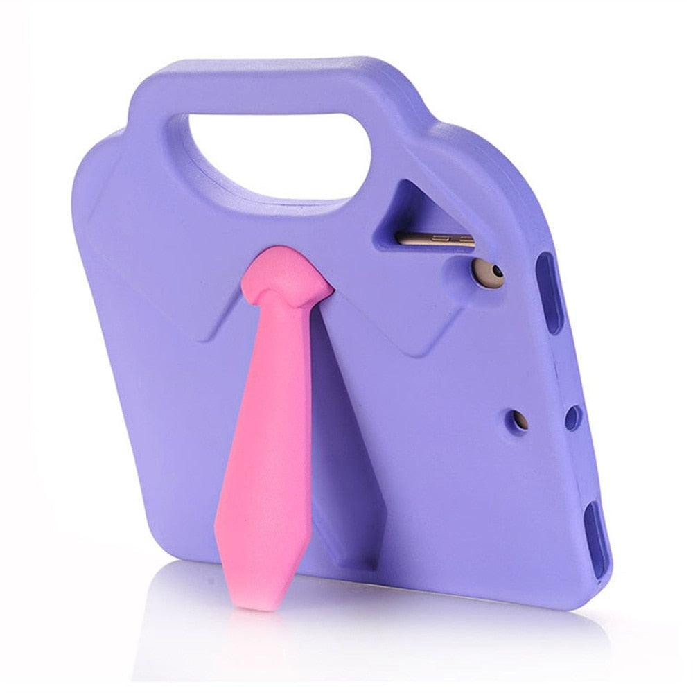Kids Case For iPad 2018 9.7,Drop Resistance Shockproof Stand Cover For iPad 2018/2017 9.7 A1893 A1954 A1822A1823 Case (TLC3)(F47)