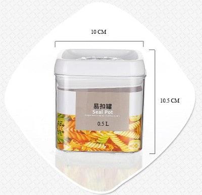 Kitchen Food Storage Container Box Plastic Candy Box Fruit Basket Grain Transparent Sealed (D61)(AK8)