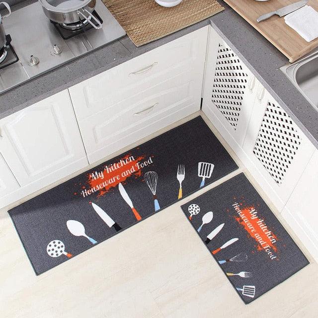 Kitchen Mat Bath Carpet Floor Mat Home Entrance Long Doormat Tapete Absorbent Bedroom Living Room Floor Mats (RU1)(F68)