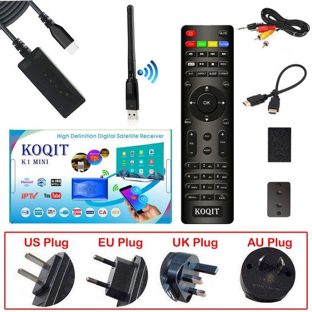 Great DVB S2 Receiver satellite tv receiver Mirror Screen Cast tv Wifi Remote Receptor DVB-S2 satellite Internet finder Youtube (ST2)(1U56)