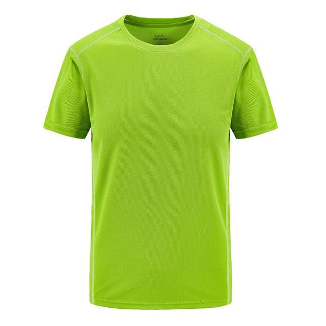 New Men's Summer Casual Outdoor T-shirt - Short Sleeve Plus Size Sport T-shirt (3U8)(3U101)