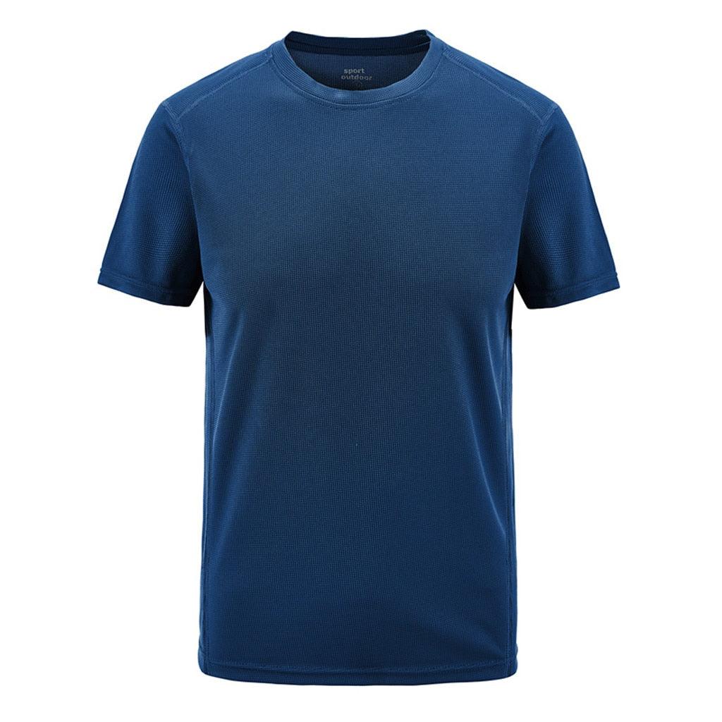 New Men's Summer Casual Outdoor T-shirt - Short Sleeve Plus Size Sport T-shirt (3U8)(3U101)
