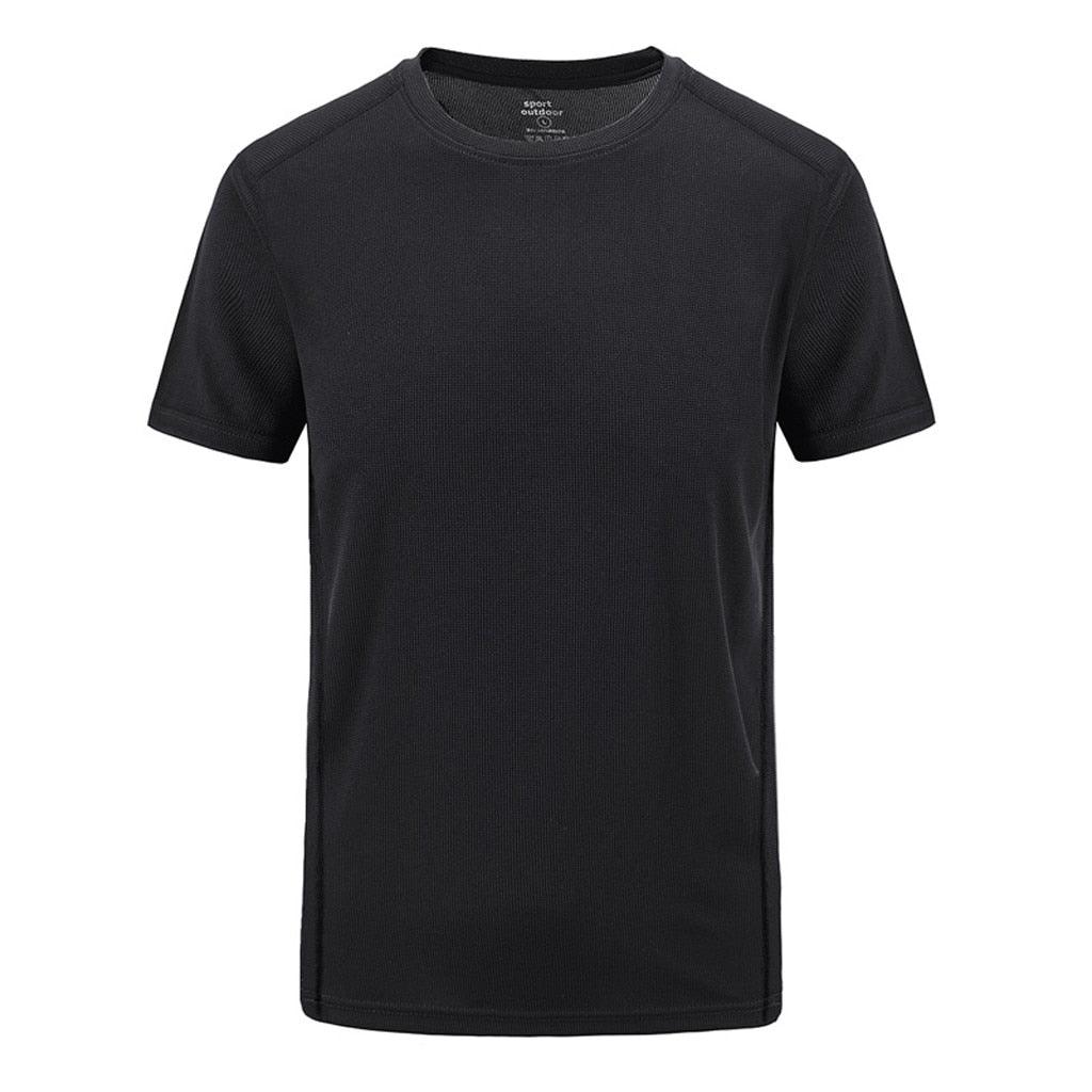 New Men's Summer Casual Outdoor T-shirt - Short Sleeve Plus Size Sport T-shirt (3U8)(3U101)
