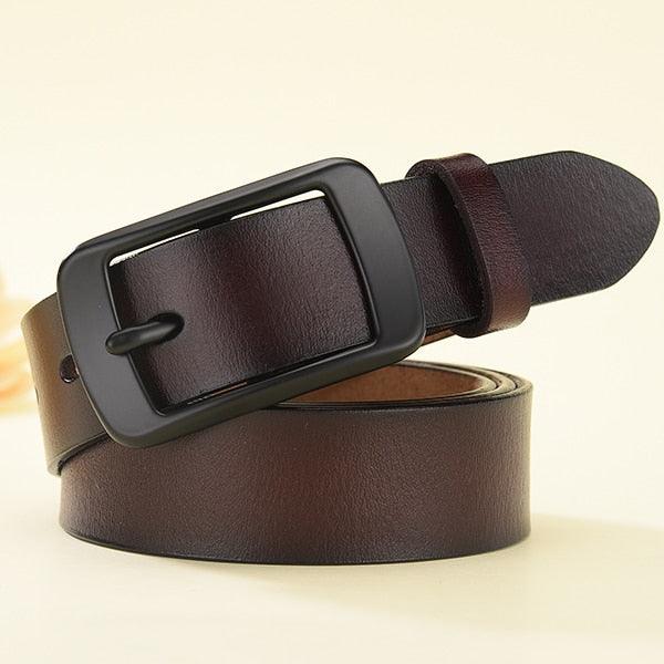 New Designer Fashion Women's Belts - Genuine Leather Straps Female Waistband Belt (D44)(4WH1)