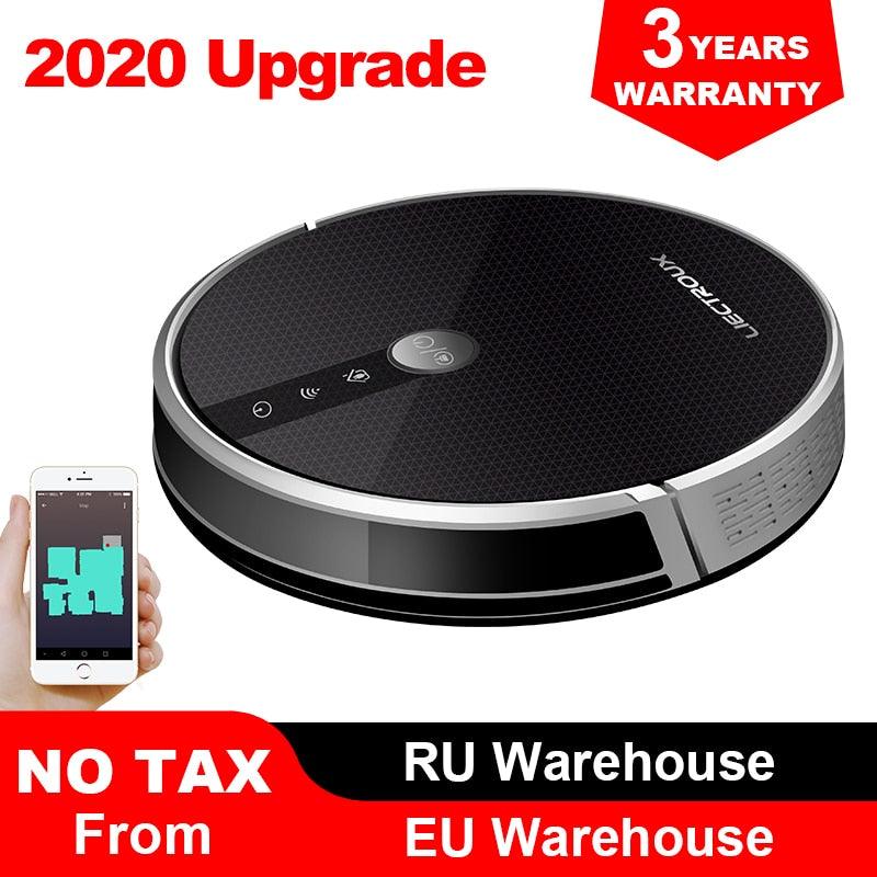 C30B Robot Vacuum Cleaner Map Navigation,WiFi App,4000Pa Suction,Smart Memory,Electric WaterTank (V1)(1U68)(F68)