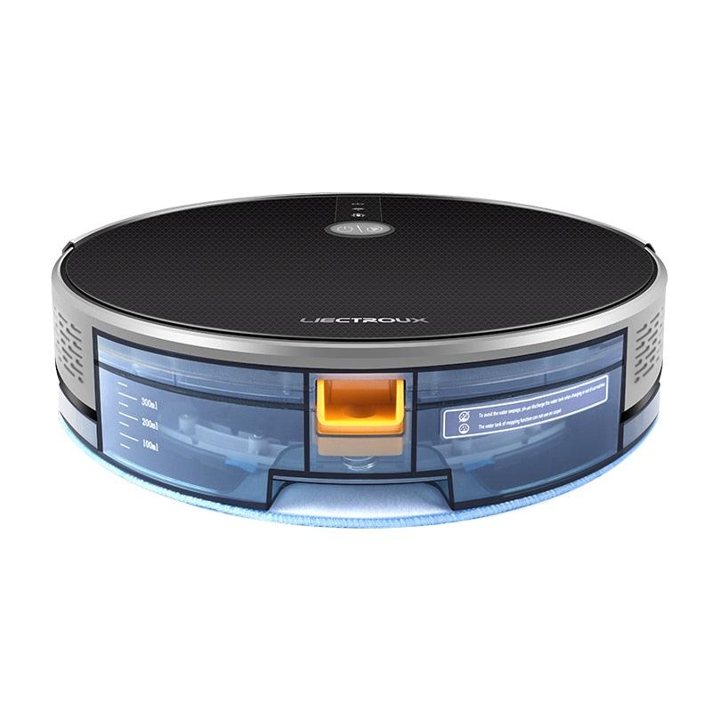 C30B Robot Vacuum Cleaner Map Navigation,WiFi App,4000Pa Suction,Smart Memory,Electric WaterTank (V1)(1U68)(F68)