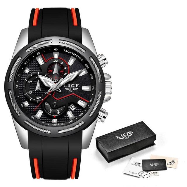 Fashion Men's Watches - Luxury Multi-function Dial Sports Watch - Date Waterproof Quartz (D84)(2MA1)