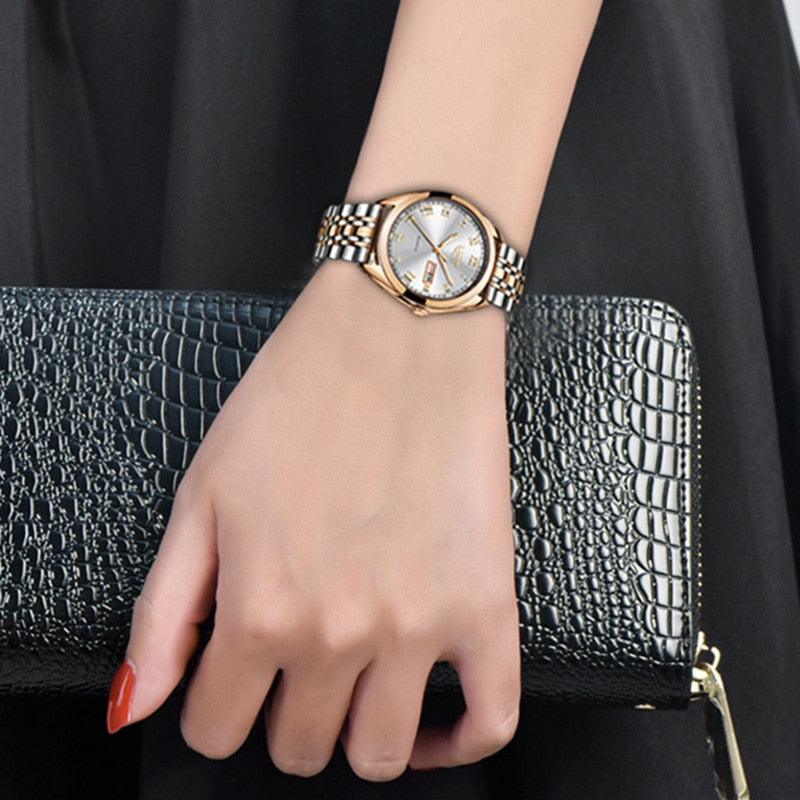 Fashion Women Watches - Ladies Luxury Waterproof Watch (9WH3)(9WH1)