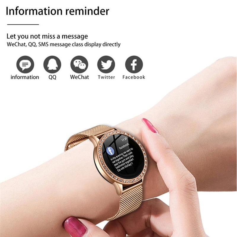 Fashion Smart Watch -Sport Waterproof , Heart Rate , Sleep Monitor (RW)(9WH3)(F84)(F82)
