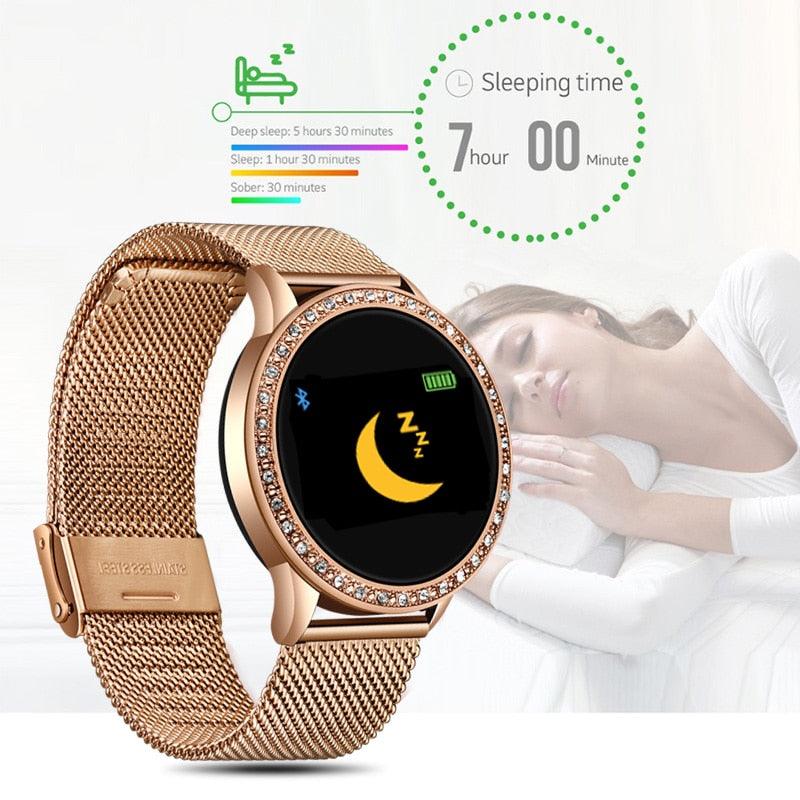 Fashion Smart Watch -Sport Waterproof , Heart Rate , Sleep Monitor (RW)(9WH3)(F84)(F82)