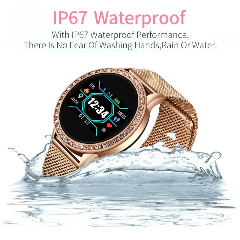 Fashion Smart Watch -Sport Waterproof , Heart Rate , Sleep Monitor (RW)(9WH3)(F84)(F82)