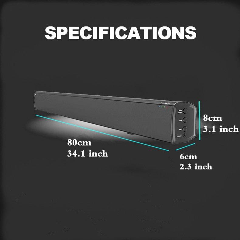 Home Theater 40W Bluetooth Soundbar - TV AUX Optic Bluetooth Soundbar (HA5)(1U57)