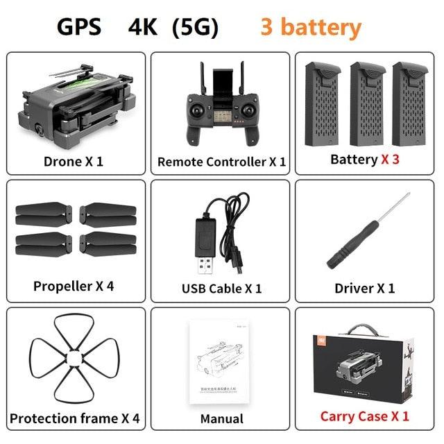LSRC New Gps Drone Camera 5G and Wifi FPV HD 4K Camera Professional Brushless Foldable Quadcopter RC Drone Toy Gift (MC2)(1U54)(1U46)(F54)(F46)