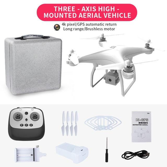 New GPS RC drone L5 4K HD camera - three axis gimbal stabilizer 25 minutes flight (MC2)(1U54)(1U46)