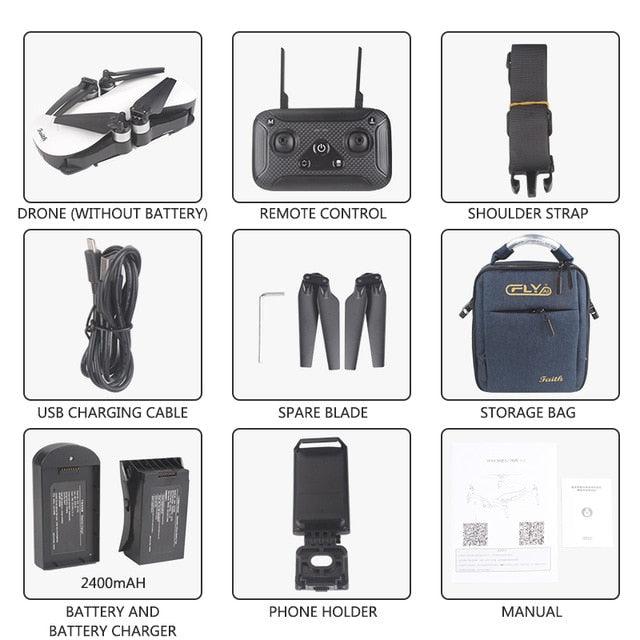 GPS drone 4K HD camera three-axis PTZ and 5G WiFi 1.2km transmission drone (MC2)(1U54)(1U46)