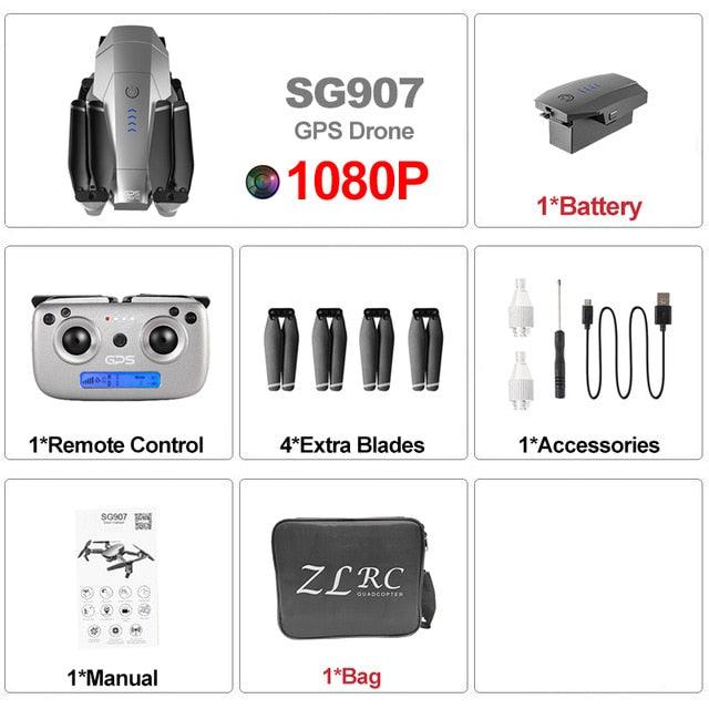 New SG907PRO GPS drone with 2-axis gimbal camera 4K HD 5G Wifi wide-angle FPV optical flow RC Quadcopter Drone SG906 PRO 2 (MC2)(1U54)(1U46)