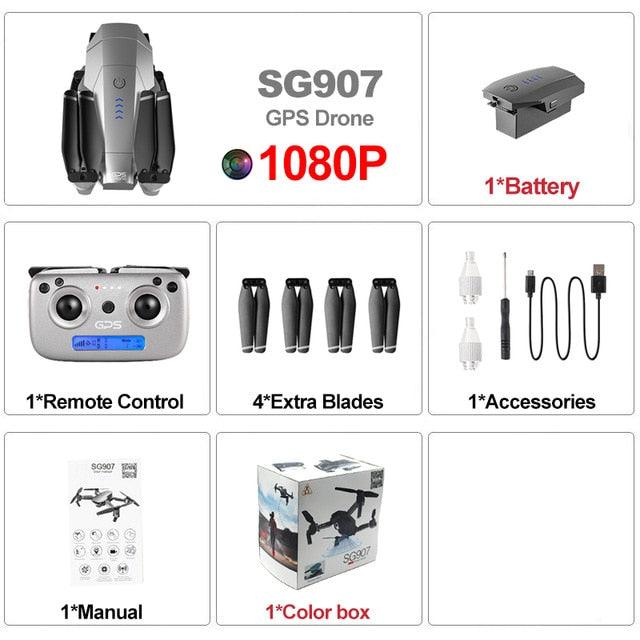 New SG907PRO GPS drone with 2-axis gimbal camera 4K HD 5G Wifi wide-angle FPV optical flow RC Quadcopter Drone SG906 PRO 2 (MC2)(1U54)(1U46)
