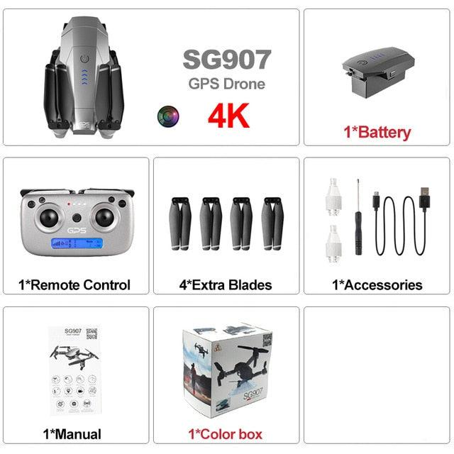 New SG907PRO GPS drone with 2-axis gimbal camera 4K HD 5G Wifi wide-angle FPV optical flow RC Quadcopter Drone SG906 PRO 2 (MC2)(1U54)(1U46)