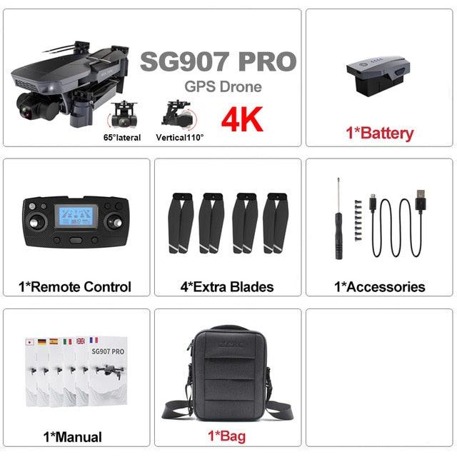 New SG907PRO GPS drone with 2-axis gimbal camera 4K HD 5G Wifi wide-angle FPV optical flow RC Quadcopter Drone SG906 PRO 2 (MC2)(1U54)(1U46)