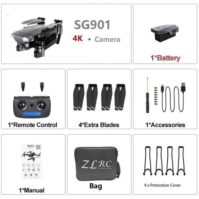 New SG907PRO GPS drone with 2-axis gimbal camera 4K HD 5G Wifi wide-angle FPV optical flow RC Quadcopter Drone SG906 PRO 2 (MC2)(1U54)(1U46)