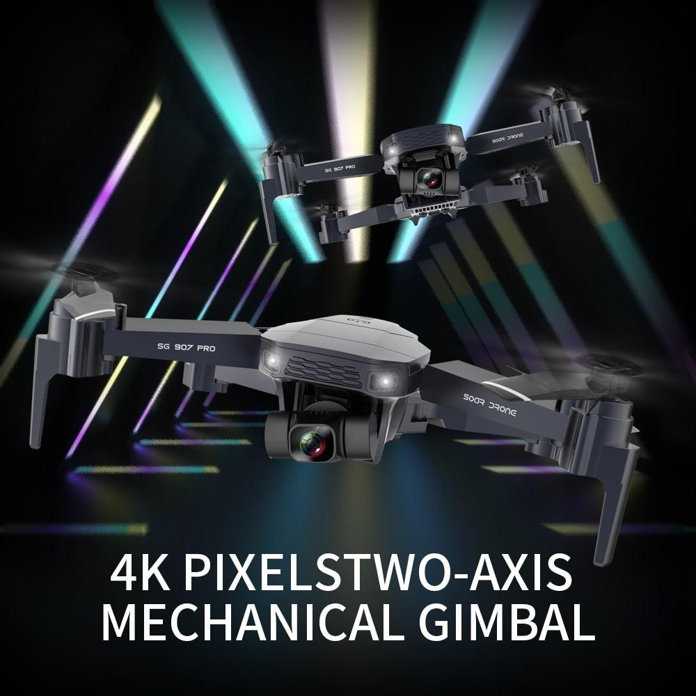 New SG907PRO GPS drone with 2-axis gimbal camera 4K HD 5G Wifi wide-angle FPV optical flow RC Quadcopter Drone SG906 PRO 2 (MC2)(1U54)(1U46)
