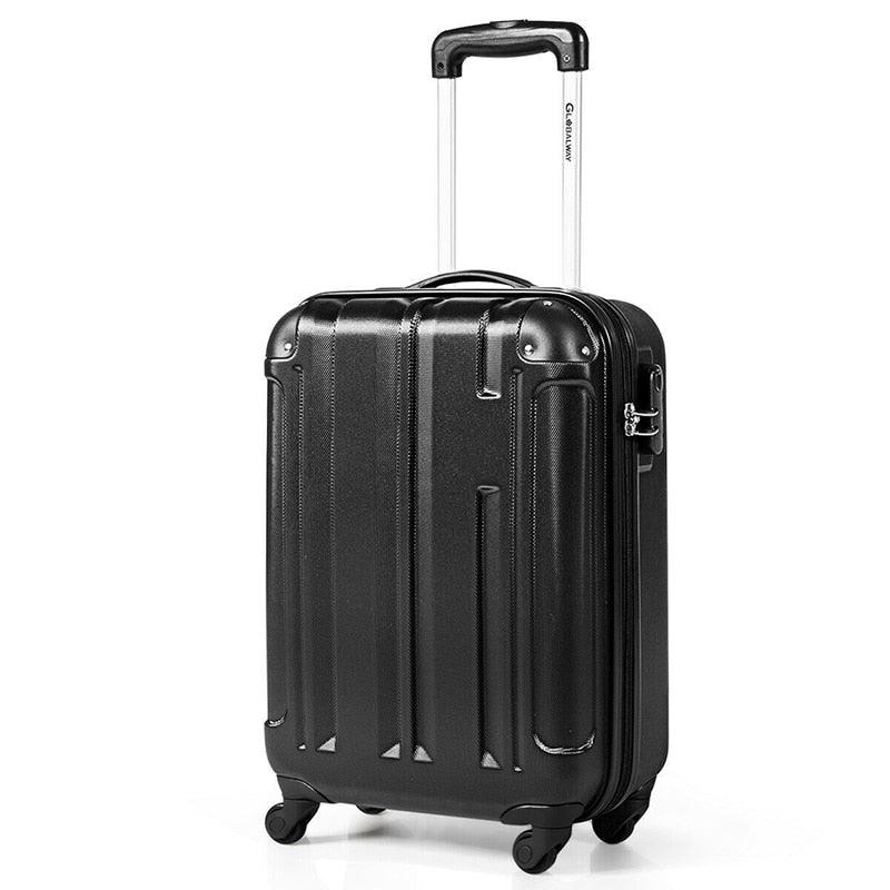 Large Capacity Rolling Luggage Lockable - 18" ABS Lightweight Hardshell Luggage Suitcase with Quiet Spinner (1U78)(LT1)(LT2)(1U78)(F78)