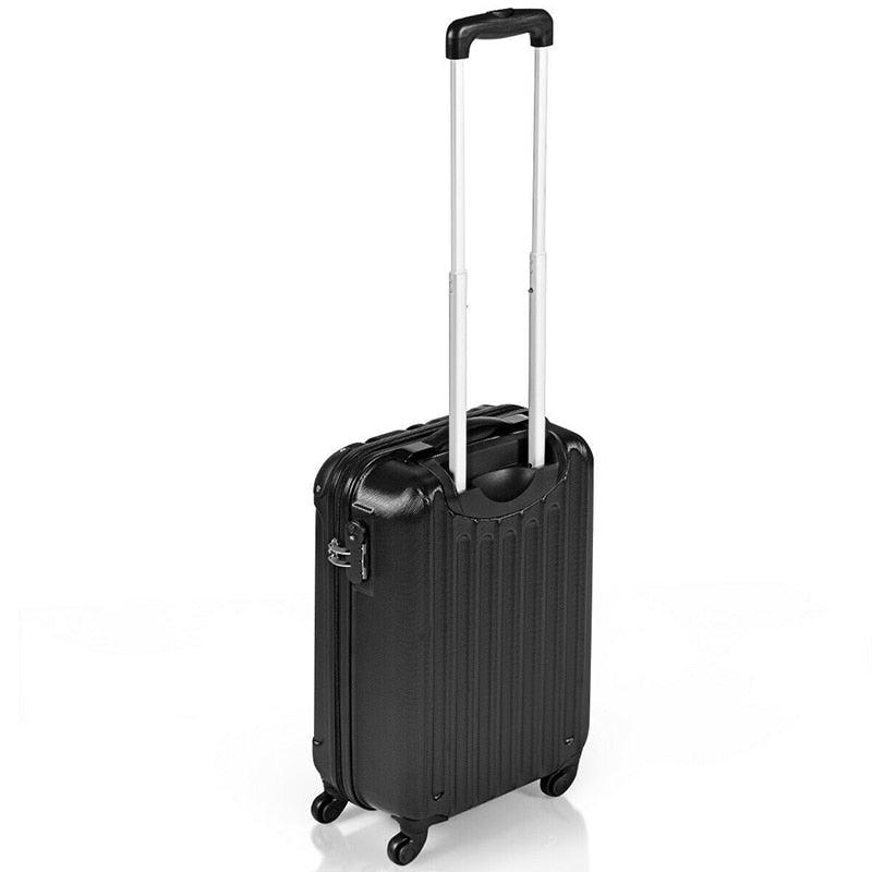 Large Capacity Rolling Luggage Lockable - 18" ABS Lightweight Hardshell Luggage Suitcase with Quiet Spinner (1U78)(LT1)(LT2)(1U78)(F78)