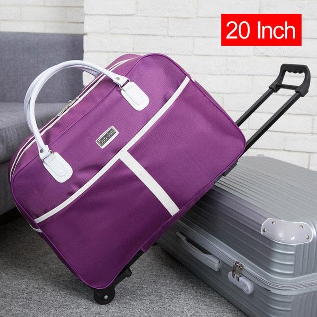 Large Trolley Bag - Luggage Travel Duffle Bags - Rolling Traveling Handbag - With Wheel Carry On (LT1)(LT2)(F78)