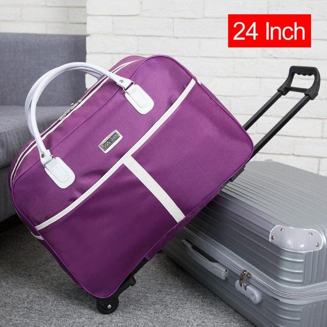 Large Trolley Bag - Luggage Travel Duffle Bags - Rolling Traveling Handbag - With Wheel Carry On (LT1)(LT2)(F78)